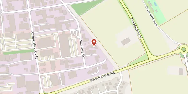 Karte der Umgebung von Gaußstr. 25, 68623 Lampertheim