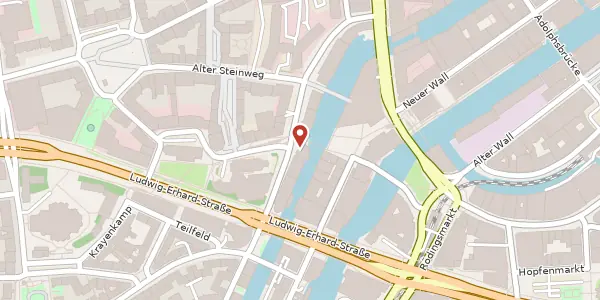 Karte der Umgebung von Herrengraben 3, 20459 Hamburg