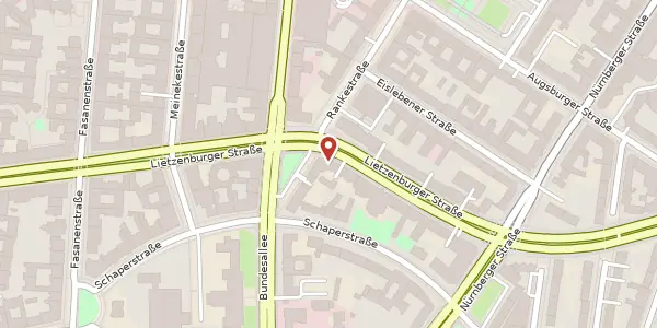 Karte der Umgebung von Lietzenburger Straße 51, 10789 Berlin