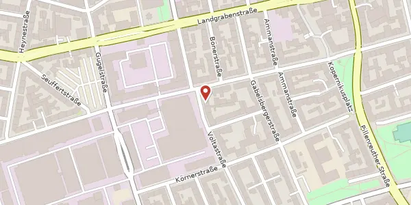 Karte der Umgebung von Voltastr. 3, 90459 Nürnberg