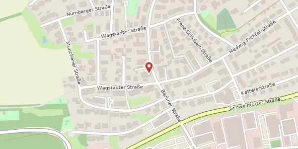 Karte der Umgebung von Berliner Str. 9 + 11, 97616 Bad Neustadt