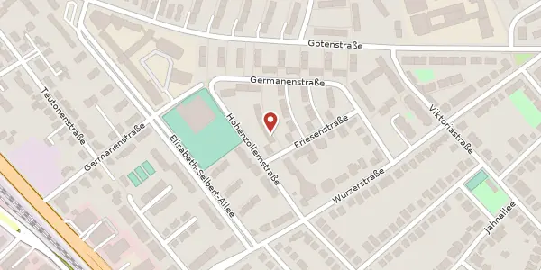 Karte der Umgebung von Friesenstr. 7, 53175 Bonn