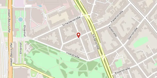 Karte der Umgebung von Arnoldstr. 10, 40479 Düsseldorf