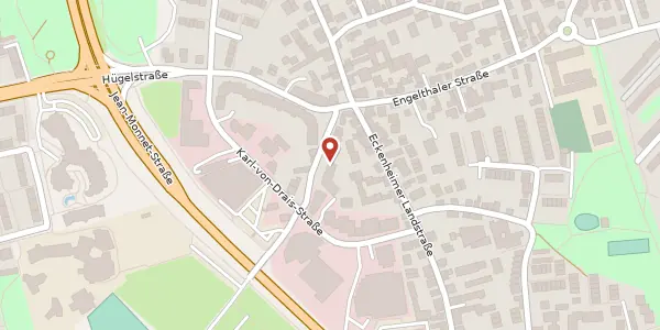 Karte der Umgebung von Kirschwaldstr. 13, 60435 Frankfurt am Main