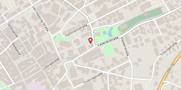 Karte der Umgebung von Kapellenstr. 11, 97688 Bad Kissingen