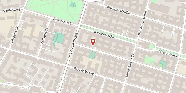 Karte der Umgebung von Schreinerstraße 61, 10247 Berlin