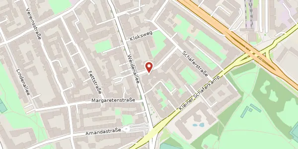 Karte der Umgebung von Agathenstr. 2a, 20357 Hamburg