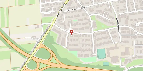 Karte der Umgebung von Rastatter Straße 14, 70499 Stuttgart