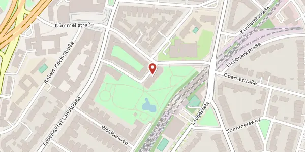 Karte der Umgebung von Gustav-Leo-Straße 16, 20249 Hamburg