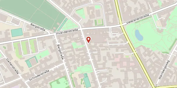 Karte der Umgebung von Ackerstraße 22, 10115 Berlin