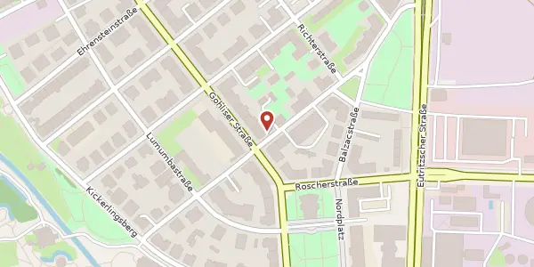 Karte der Umgebung von Karl-Rothe-Straße 9, 04105 Leipzig