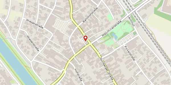 Karte der Umgebung von Bamberger Str. 2, 96114 Hirschaid