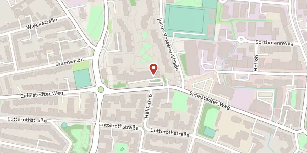 Karte der Umgebung von Eidelstedter Weg 62, 20255 Hamburg