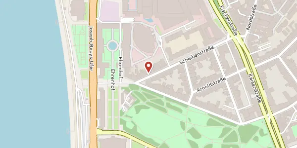 Karte der Umgebung von Scheibenstr. 51/57, 40479 Düsseldorf