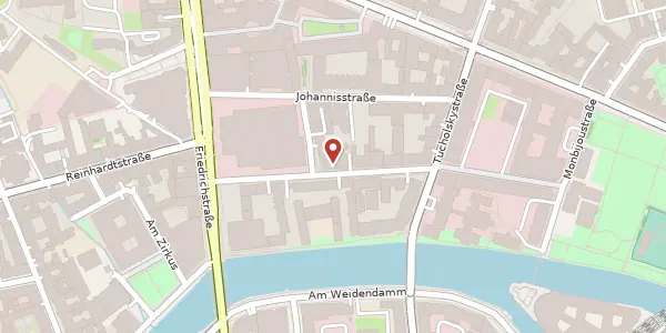 Karte der Umgebung von Ziegelstraße 30, 10117 Berlin