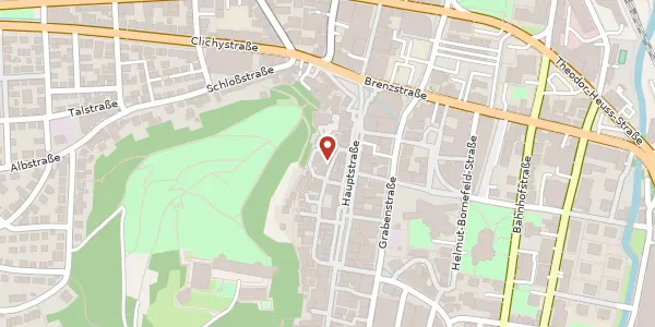Karte der Umgebung von Hintere Gasse 14, 89522 Heidenheim