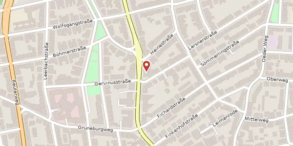 Karte der Umgebung von Eschersheimer Landstr. 60, 60322 Frankfurt