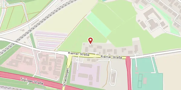 Karte der Umgebung von Riemer Str. 295 b, 81829 München