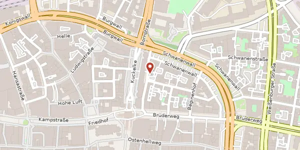 Karte der Umgebung von Stiftstr. 19, 44135 Dortmund