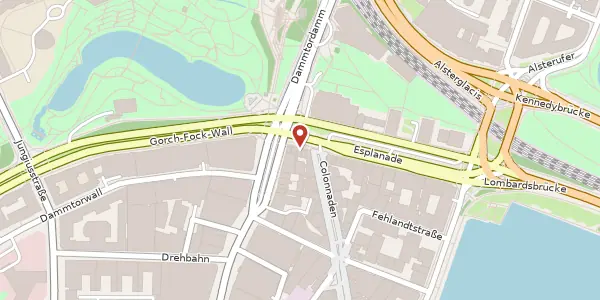 Karte der Umgebung von Esplanade 30, 20354 Hamburg