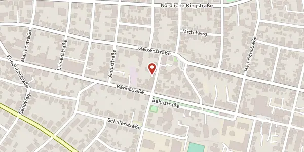 Karte der Umgebung von Wiesenstr. 7, 63225 Langen