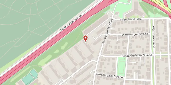 Karte der Umgebung von Forstenrieder Allee 24, 81476 München