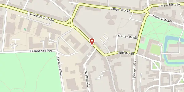 Karte der Umgebung von Magdeburger Straße 24, 06366 Köthen (Anhalt)
