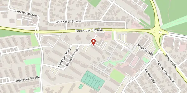 Karte der Umgebung von Leipziger Ring 37, 63150 Heusenstamm