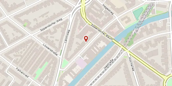 Karte der Umgebung von Hegestraße 15, 20251 Hamburg
