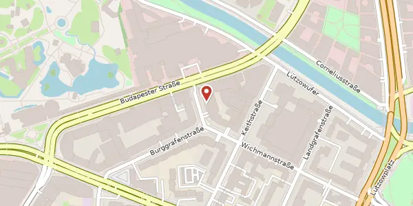Karte der Umgebung von Wichmannstraße 12, 10787 Berlin