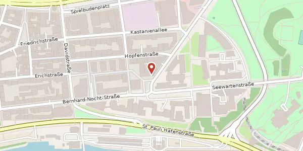 Karte der Umgebung von Zirkusweg 4, 20359 Hamburg