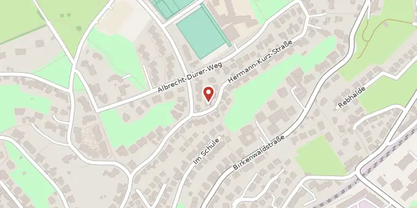 Karte der Umgebung von Hermann-Kurz-Straße 3, 70192 Stuttgart