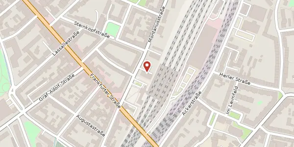 Karte der Umgebung von Montanusstr. 4, 51065 Köln