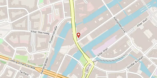 Karte der Umgebung von Neuer Wall 88, 20354 Hamburg