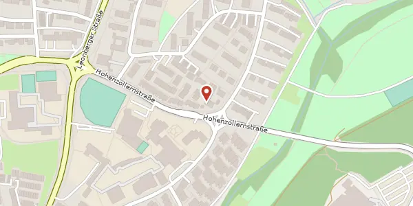 Karte der Umgebung von Hohenzollernstraße 30, 71067 Sindelfingen