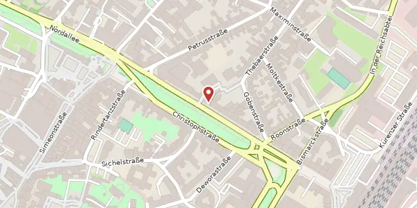 Karte der Umgebung von Theodor-Heuss-Allee 10, 54292 Trier