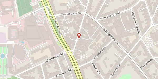Karte der Umgebung von Nordstr. 13, 40477 Düsseldorf