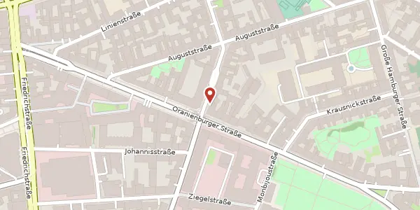 Karte der Umgebung von Tucholskystraße 18, 10117 Berlin
