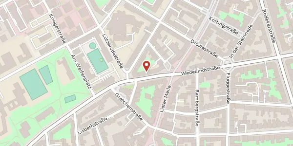 Karte der Umgebung von Celler Straße 83, 30161 Hannover