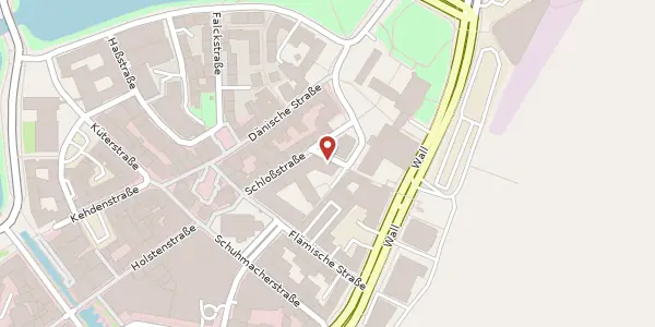 Karte der Umgebung von Fischerstraße 2, 24103 Kiel