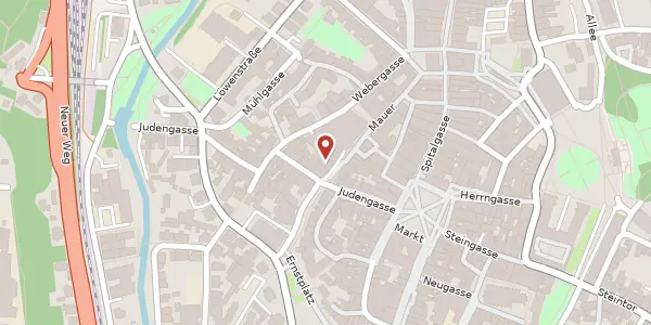 Karte der Umgebung von Judengasse 18a, 96450 Coburg
