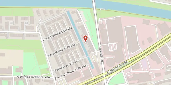 Karte der Umgebung von Edgar-Scheibe-Straße 11, 30655 Hannover