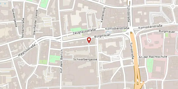 Karte der Umgebung von Elisenstraße 4-10, 50667 Köln