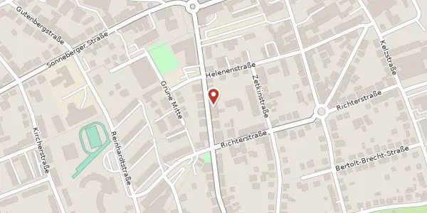 Karte der Umgebung von Knochstraße 27, 07318 Saalfeld
