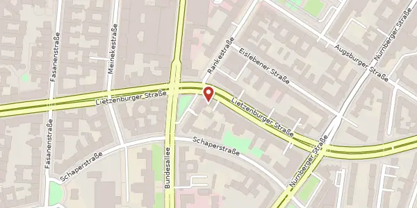 Karte der Umgebung von Lietzenburger Straße 51, 10789 Berlin