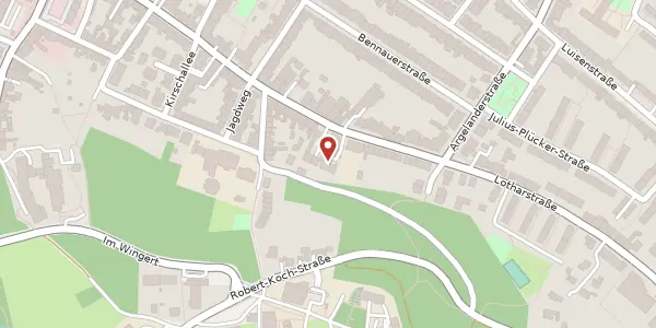Karte der Umgebung von Sternenburgstraße 86a, 53115 Bonn