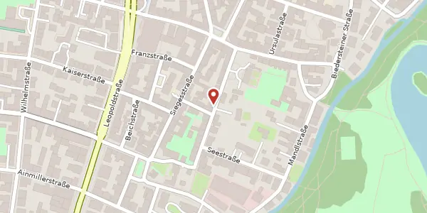 Karte der Umgebung von Werneckstr. 23, 80802 München