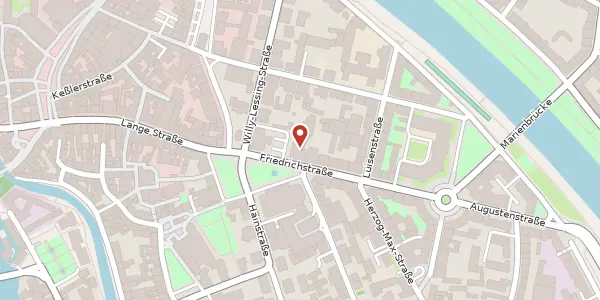 Karte der Umgebung von Friedrichstraße 7, 96047 Bamberg