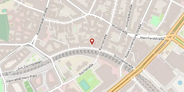 Karte der Umgebung von Dircksenstraße 41, 10178 Berlin