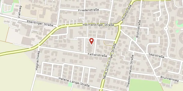 Karte der Umgebung von Meisenstraße 5, 71282 Hemmingen